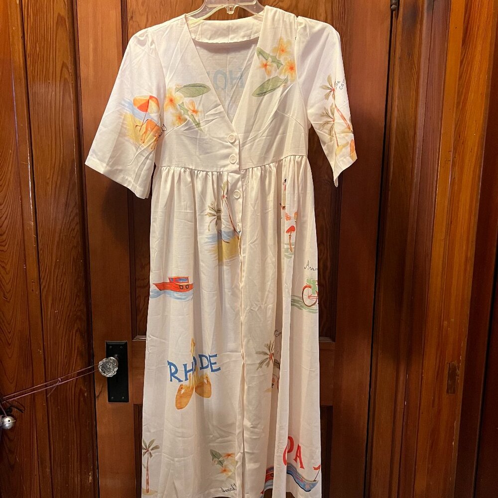 Rosa Clothing Button Up Dress